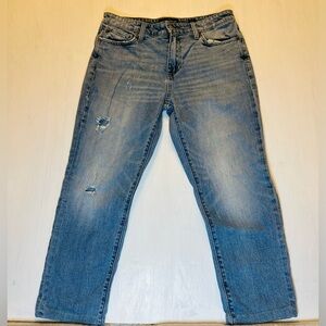 Lucky Brand Sienna Slim Boyfriend Jeans Size 6 / 28 Distressed Mid Rise Stretch